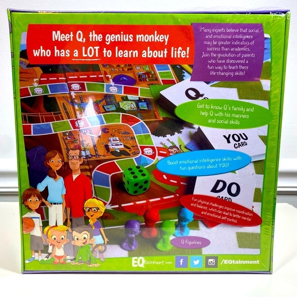 Q's Race to The Top Educational Board Game with Book: Social‎ Skills Manners - Picture 3 of 7